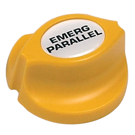 BEP MARINE Emergency Parallel Battery Knob - Yellow - Easy Fit 701-KEY-EP
